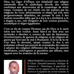 Alternative view of La Religion Africaine: De la cosmologie quantique à la symbolique de Dieu