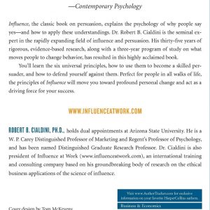 Alternative view of Influence: The Psychology of Persuasion