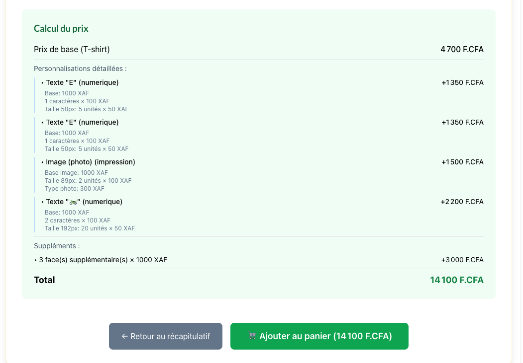 T-shirt personnalisé – Image 3